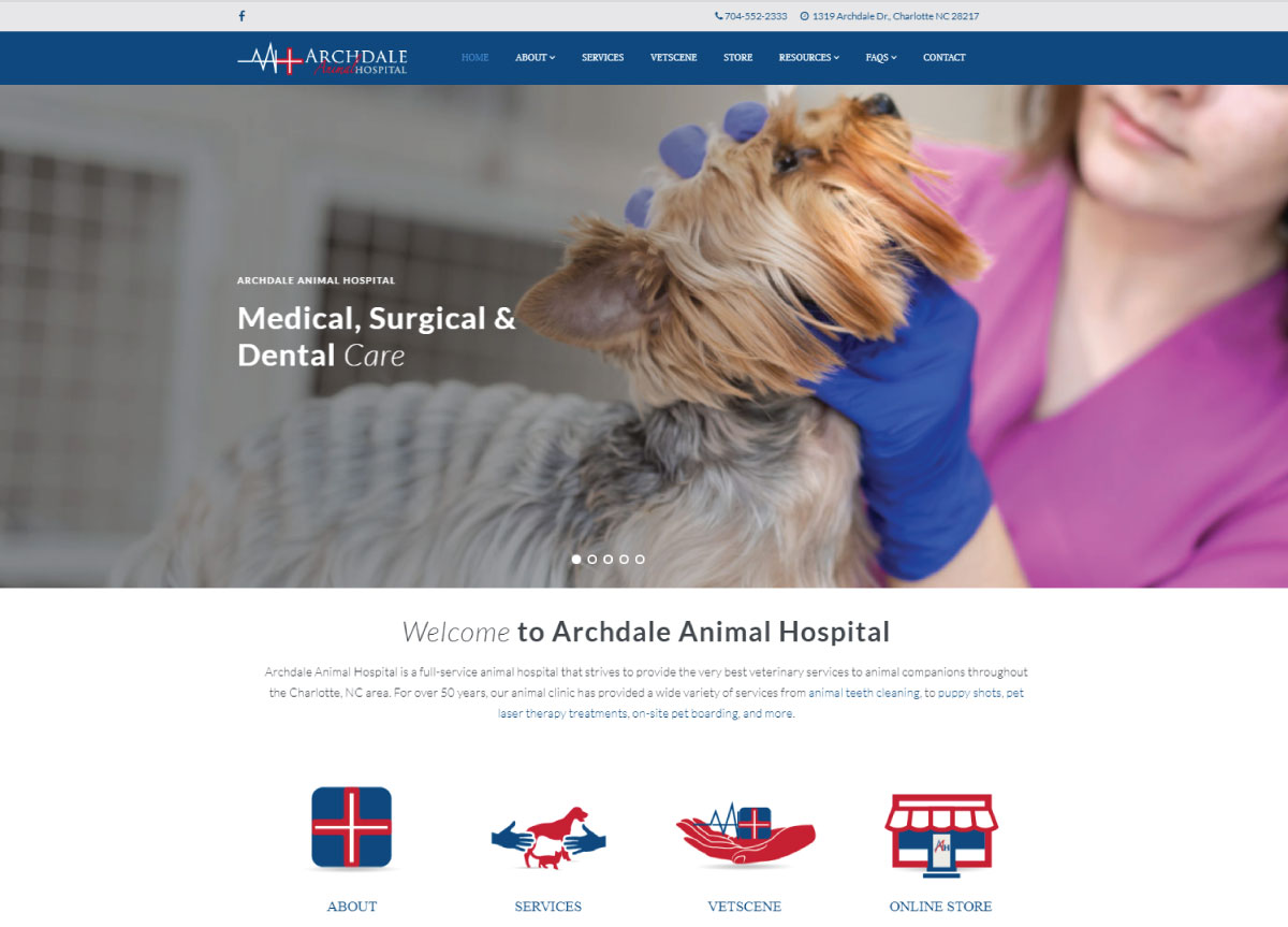 Archdale Animal Hospital | The Brand Affect Website Portfolio